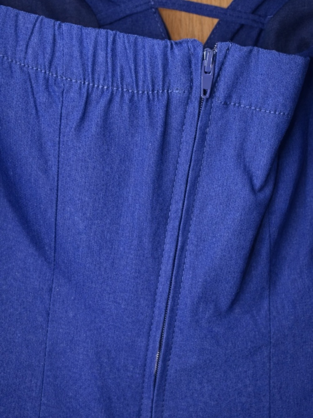 Windsor Cobalt Blue Strapless Sweetheart Mini Dress - Picture 3 of 3